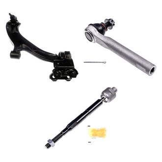 Dorman® - OE Solutions™ Front Passenger Side Lower Control Arm with Ball Joint and Tie Rod End Kit