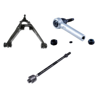 Dorman® - OE Solutions™ Front Passenger Side Lower Control Arm with Ball Joint and Tie Rod End Kit