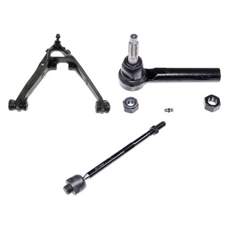 Dorman® - OE Solutions™ Front Passenger Side Lower Control Arm with Ball Joint and Tie Rod End Kit