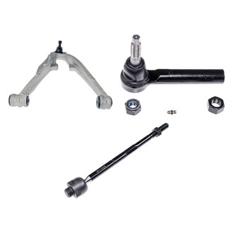 Dorman® - OE Solutions™ Front Passenger Side Lower Control Arm with Ball Joint and Tie Rod End Kit