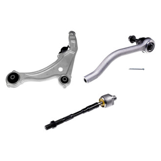 Dorman® - OE Solutions™ Front Passenger Side Lower Control Arm with Ball Joint and Tie Rod End Kit