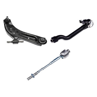 Dorman® - OE Solutions™ Front Passenger Side Lower Control Arm with Ball Joint and Tie Rod End Kit