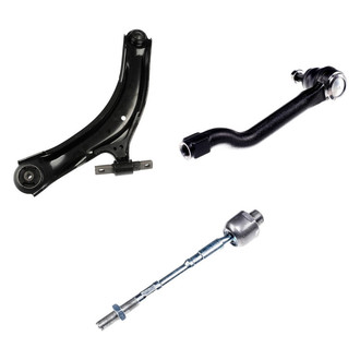 Dorman® - OE Solutions™ Front Passenger Side Lower Control Arm with Ball Joint and Tie Rod End Kit