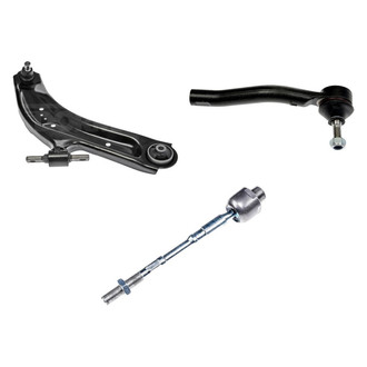 Dorman® - OE Solutions™ Front Passenger Side Lower Control Arm with Ball Joint and Tie Rod End Kit