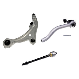 Dorman® - OE Solutions™ Front Passenger Side Lower Control Arm with Ball Joint and Tie Rod End Kit