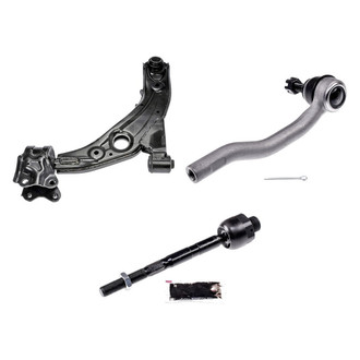Dorman® - OE Solutions™ Front Passenger Side Lower Control Arm with Ball Joint and Tie Rod End Kit