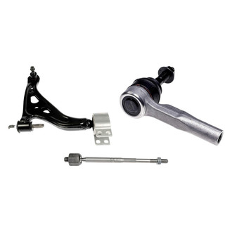 Dorman® - OE Solutions™ Front Passenger Side Lower Control Arm with Ball Joint and Tie Rod End Kit