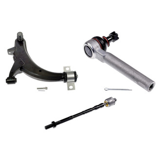 Dorman® - OE Solutions™ Front Passenger Side Lower Control Arm with Ball Joint and Tie Rod End Kit