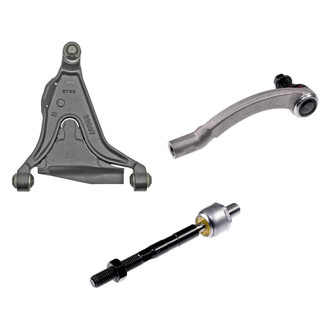 Dorman® - OE Solutions™ Front Passenger Side Lower Control Arm with Ball Joint and Tie Rod End Kit