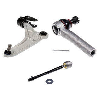 Dorman® - OE Solutions™ Front Passenger Side Lower Control Arm with Ball Joint and Tie Rod End Kit