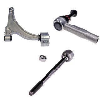 Dorman® - OE Solutions™ Front Passenger Side Lower Control Arm with Ball Joint and Tie Rod End Kit