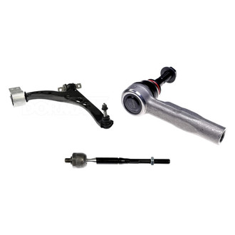 Dorman® - OE Solutions™ Front Passenger Side Lower Control Arm with Ball Joint and Tie Rod End Kit