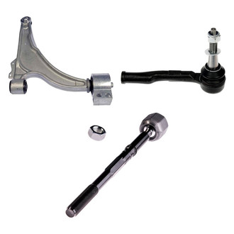 Dorman® - OE Solutions™ Front Passenger Side Lower Control Arm with Ball Joint and Tie Rod End Kit