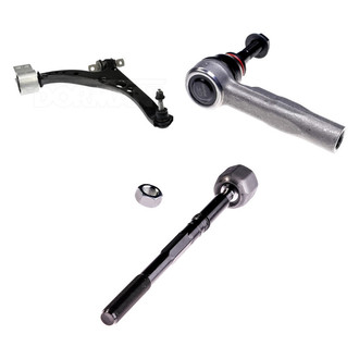 Dorman® - OE Solutions™ Front Passenger Side Lower Control Arm with Ball Joint and Tie Rod End Kit