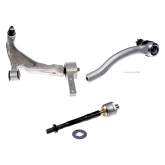 Dorman® - OE Solutions™ Front Passenger Side Lower Control Arm with Ball Joint and Tie Rod End Kit