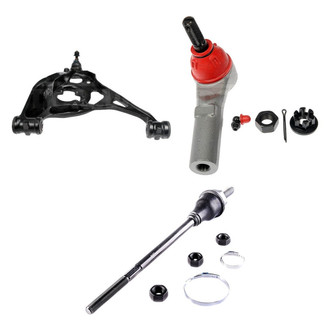 Dorman® - OE Solutions™ Front Passenger Side Lower Control Arm with Ball Joint and Tie Rod End Kit