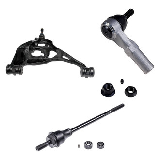 Dorman® - OE Solutions™ Front Passenger Side Lower Control Arm with Ball Joint and Tie Rod End Kit