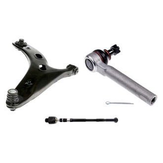 Dorman® - OE Solutions™ Front Passenger Side Lower Control Arm with Ball Joint and Tie Rod End Kit