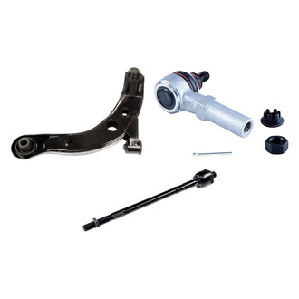 Dorman® - OE Solutions™ Front Passenger Side Lower Control Arm with Ball Joint and Tie Rod End Kit