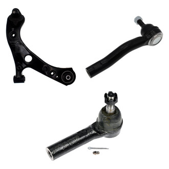 Dorman® - OE Solutions™ Front Passenger Side Lower Control Arm with Ball Joint and Tie Rod End Kit