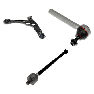 Dorman® - OE Solutions™ Front Passenger Side Lower Control Arm with Ball Joint and Tie Rod End Kit