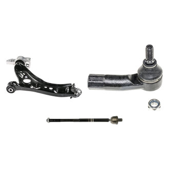 Dorman® - OE Solutions™ Front Passenger Side Lower Control Arm with Ball Joint and Tie Rod End Kit