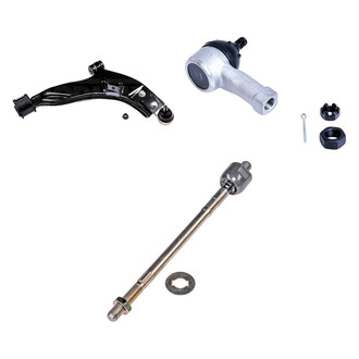 Dorman® - OE Solutions™ Front Passenger Side Lower Control Arm with Ball Joint and Tie Rod End Kit