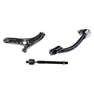 Dorman® - OE Solutions™ Front Passenger Side Lower Control Arm with Ball Joint and Tie Rod End Kit
