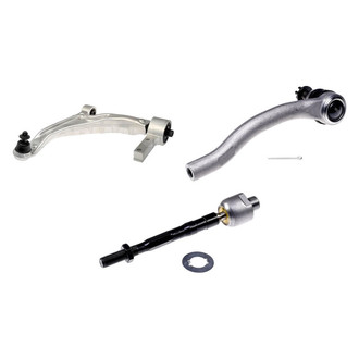 Dorman® - OE Solutions™ Front Passenger Side Lower Control Arm with Ball Joint and Tie Rod End Kit