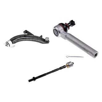 Dorman® - OE Solutions™ Front Passenger Side Lower Control Arm with Ball Joint and Tie Rod End Kit