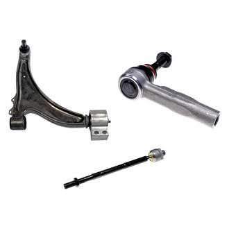Dorman® - OE Solutions™ Front Passenger Side Lower Control Arm with Ball Joint and Tie Rod End Kit