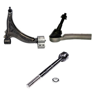 Dorman® - OE Solutions™ Front Passenger Side Lower Control Arm with Ball Joint and Tie Rod End Kit