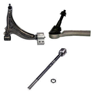 Dorman® - OE Solutions™ Front Passenger Side Lower Control Arm with Ball Joint and Tie Rod End Kit