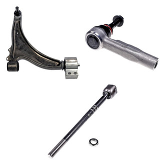 Dorman® - OE Solutions™ Front Passenger Side Lower Control Arm with Ball Joint and Tie Rod End Kit