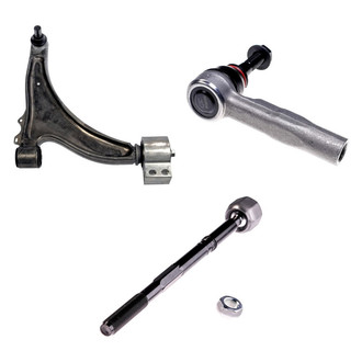 Dorman® - OE Solutions™ Front Passenger Side Lower Control Arm with Ball Joint and Tie Rod End Kit