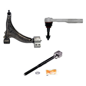 Dorman® - OE Solutions™ Front Passenger Side Lower Control Arm with Ball Joint and Tie Rod End Kit