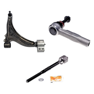 Dorman® - OE Solutions™ Front Passenger Side Lower Control Arm with Ball Joint and Tie Rod End Kit