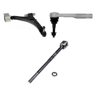 Dorman® - OE Solutions™ Front Passenger Side Lower Control Arm with Ball Joint and Tie Rod End Kit
