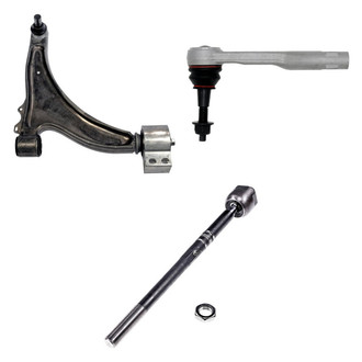Dorman® - OE Solutions™ Front Passenger Side Lower Control Arm with Ball Joint and Tie Rod End Kit