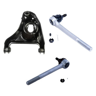 Dorman® - OE Solutions™ Front Passenger Side Lower Control Arm with Ball Joint and Tie Rod End Kit