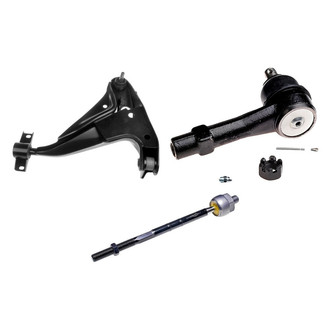 Dorman® - OE Solutions™ Front Passenger Side Lower Control Arm with Ball Joint and Tie Rod End Kit