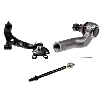 Dorman® - OE Solutions™ Front Passenger Side Lower Control Arm with Ball Joint and Tie Rod End Kit
