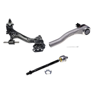 Dorman® - OE Solutions™ Front Passenger Side Lower Control Arm with Ball Joint and Tie Rod End Kit