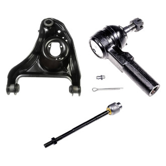 Dorman® - OE Solutions™ Front Passenger Side Lower Control Arm with Ball Joint and Tie Rod End Kit