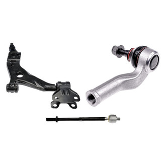Dorman® - OE Solutions™ Front Passenger Side Lower Control Arm with Ball Joint and Tie Rod End Kit
