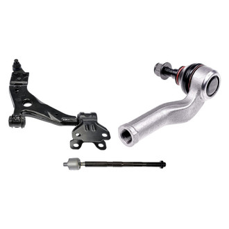 Dorman® - OE Solutions™ Front Passenger Side Lower Control Arm with Ball Joint and Tie Rod End Kit