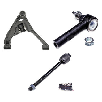 Dorman® - OE Solutions™ Front Passenger Side Lower Control Arm with Ball Joint and Tie Rod End Kit
