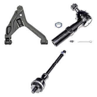 Dorman® - OE Solutions™ Front Passenger Side Lower Control Arm with Ball Joint and Tie Rod End Kit