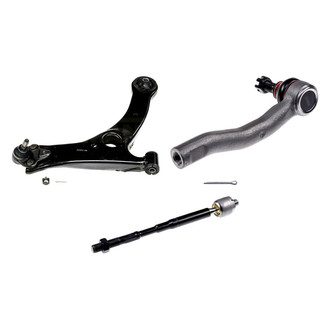 Dorman® - OE Solutions™ Front Passenger Side Lower Control Arm with Ball Joint and Tie Rod End Kit