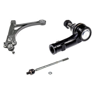 Dorman® - OE Solutions™ Front Passenger Side Lower Control Arm with Ball Joint and Tie Rod End Kit